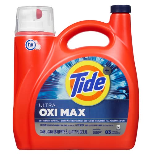Tide Ultra Oxi Max Liquid Laundry Detergent (3.46 L)