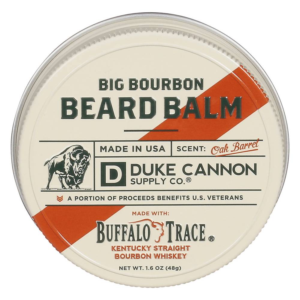 Duke Cannon Big Bourbon Oak Barrel Beard Balm (1.6 oz)