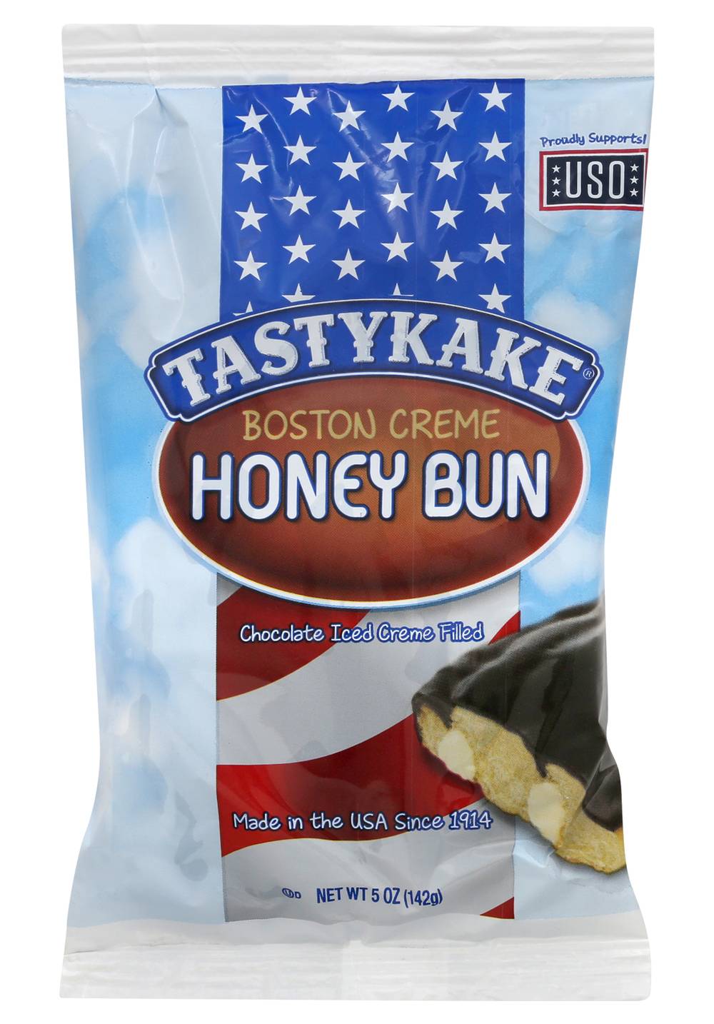 Tastykake Boston Creme Filled Honey Bun (5 oz)