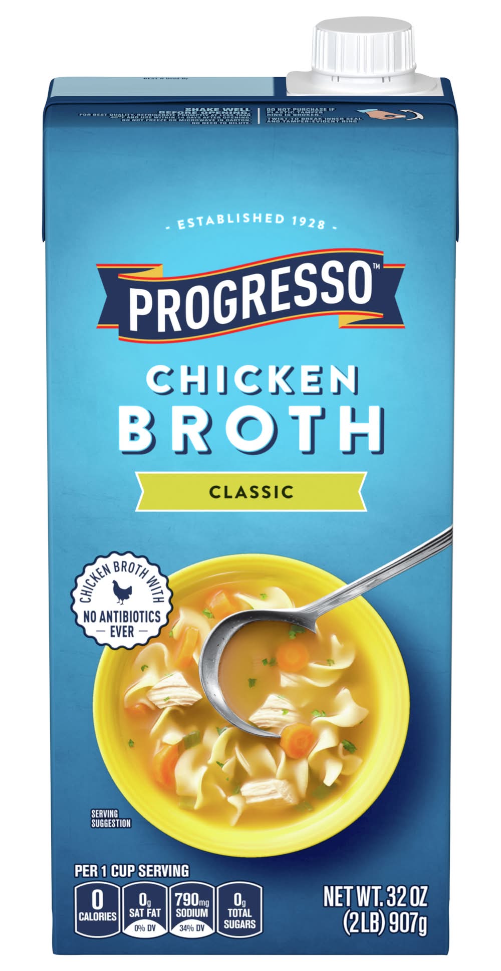 Progresso Chicken Broth, Classic (32 oz)