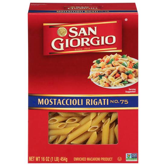 San Giorgio Mostaccioli Rigati Pasta (1 lb)