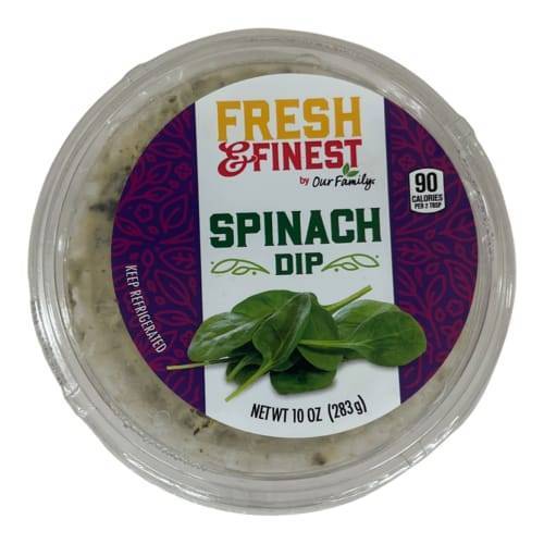 Our Family Fresh & Finest Spinach Dip (10 oz)