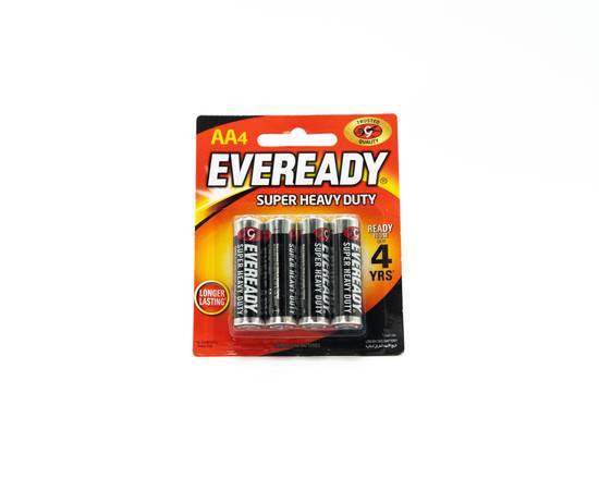 Eveready Super Heavy Duty Aa Batteries (4 Pack)
