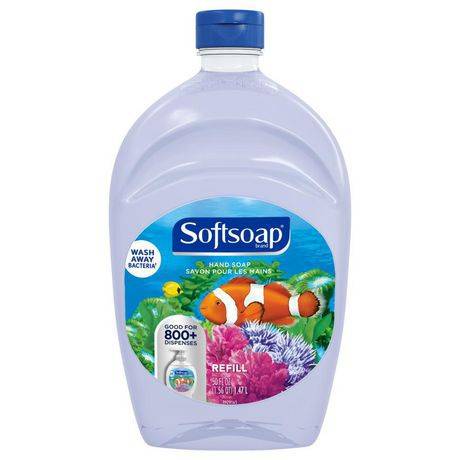 Softsoap recharge de savon liquide pour les mains softsoap, série aquarium (1,47 l) - liquid hand soap refill aquarium series (1.47 l)