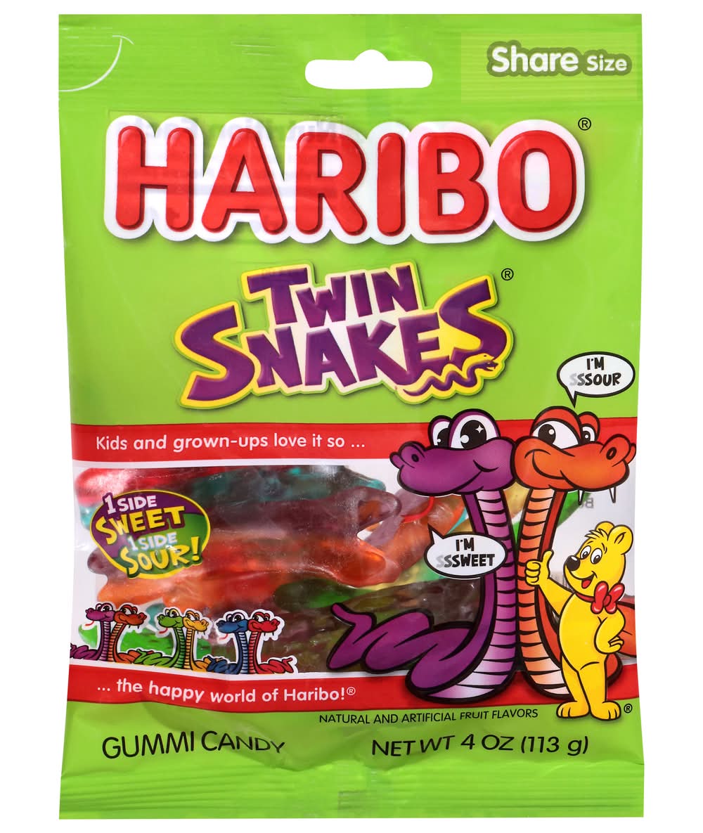 Haribo Twin Snakes (4 oz)