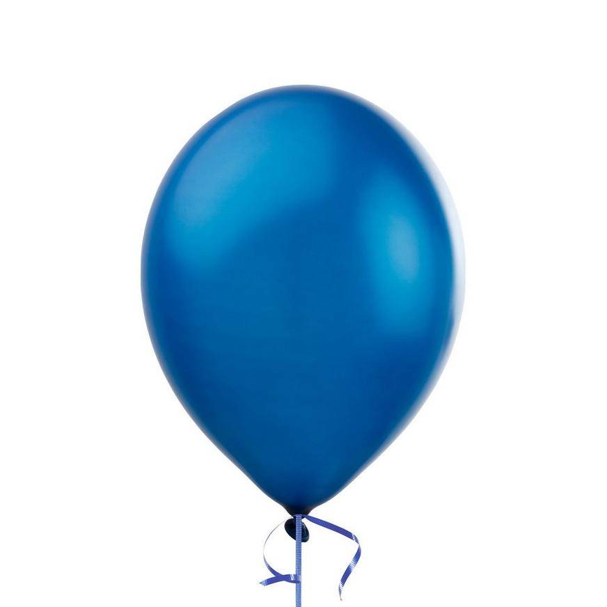 Party City Latex Balloon (royal blue pearl)