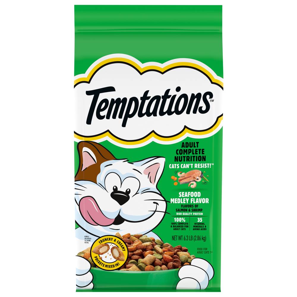 Temptations Adult Complete Nutrition Dry Cat Food (shrimp-salmon)