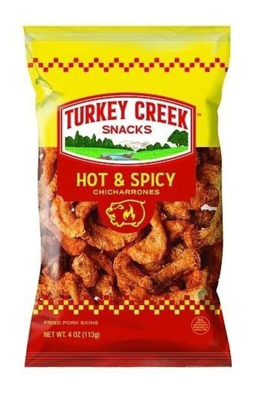 Turkey Creek Hot Pork Skins 4oz