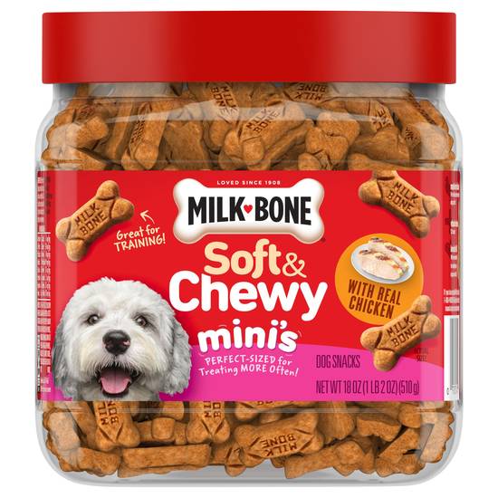 Milk-Bone Soft & Chewy Mini’s Dog Treats Made With Real Chicken