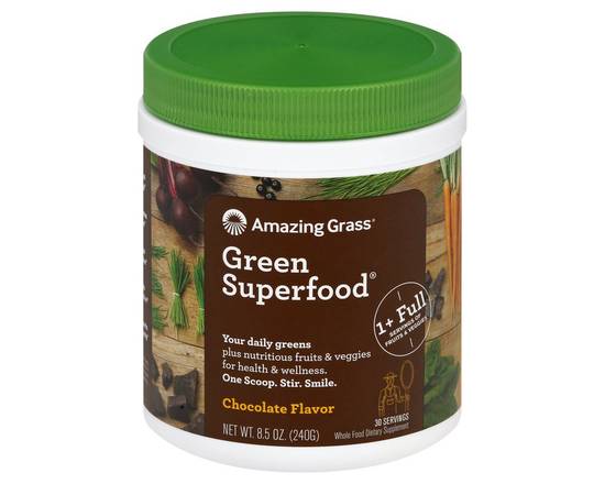 Amazing Grass · Chocolate Flavor Green Superfood (8.5 oz)