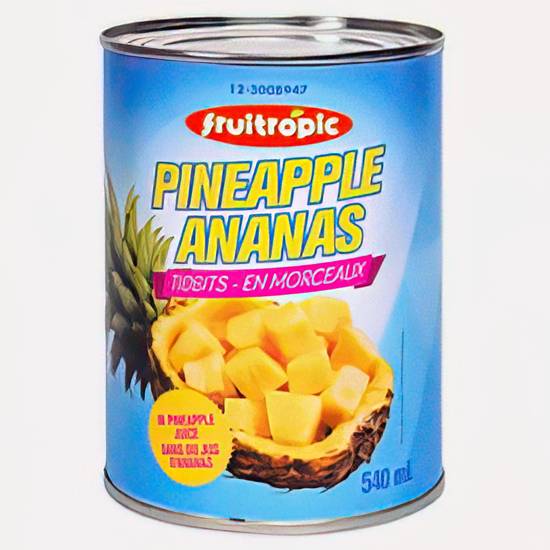 # Pineapple Tidbits In Light Syrup (540ml)