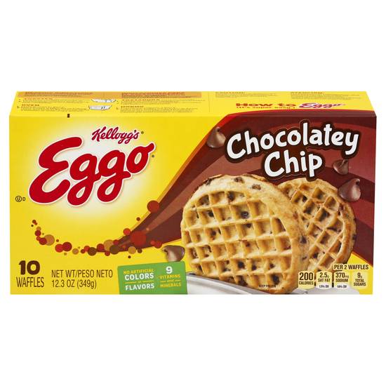 Eggo Kellogg's Chocolatey Chip Waffles (10 ct)