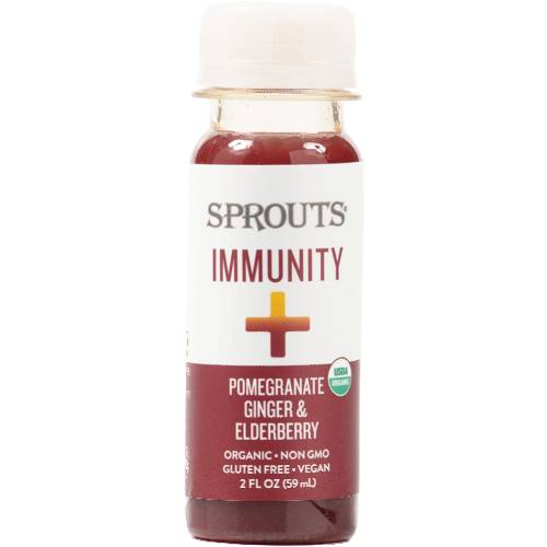 Sprouts Pomegranate Ginger & Elderberry Immunity Shot