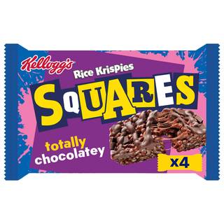 Kellogg's Rice Krispies Squares Delightfully Chocolatey Snack Bars 4x36g