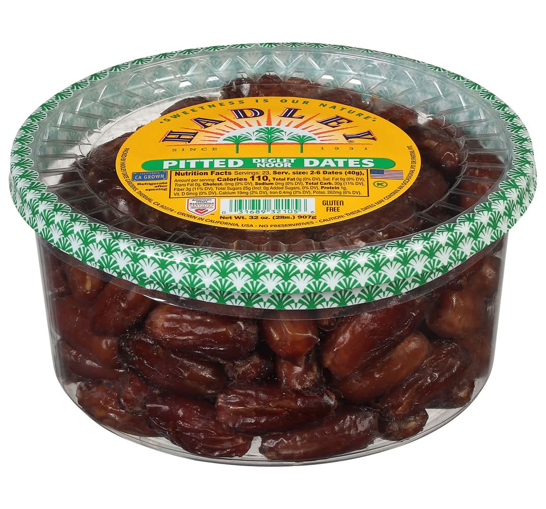 Hadley Deglet Noor Pitted Dates (32 oz)