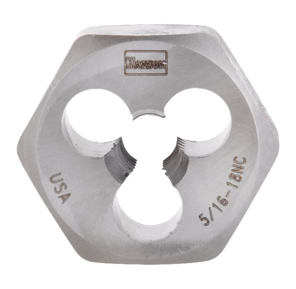 IRWIN Hanson High Carbon Steel Sae Hexagon Die 5/16 In. 1 Pc