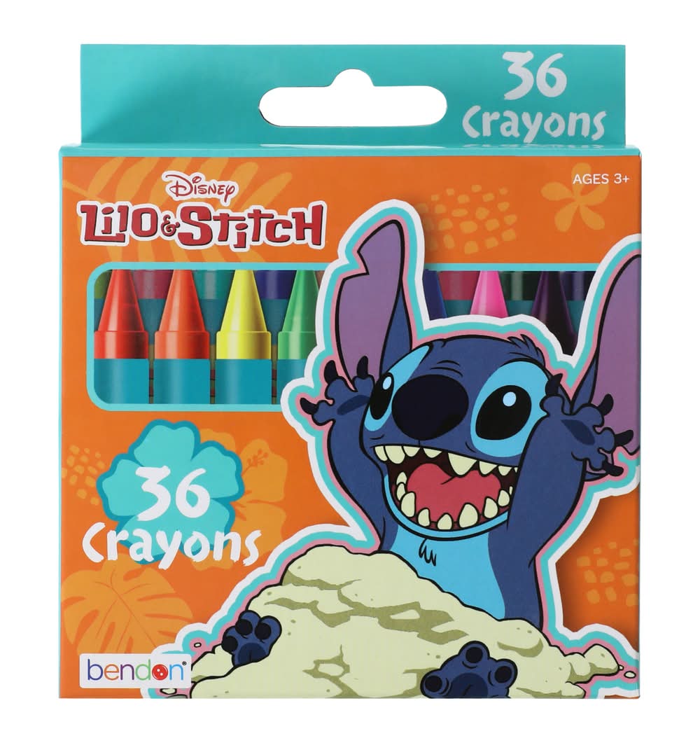 Character Crayons 36-Count Stitch