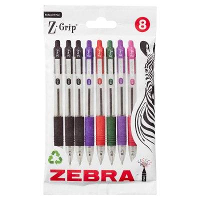 Zebra Z-Grip Ballpoint Pen (8 ct) (assorted )