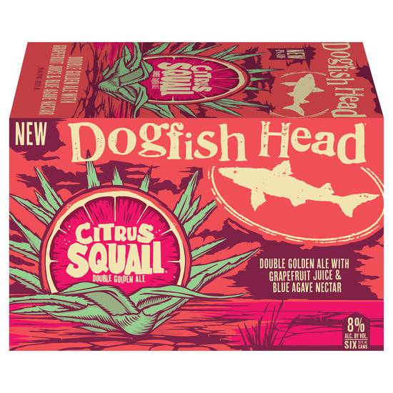 Dogfish Head Citrus Squall Double Ipa Beer (6 ct, 12 fl oz)
