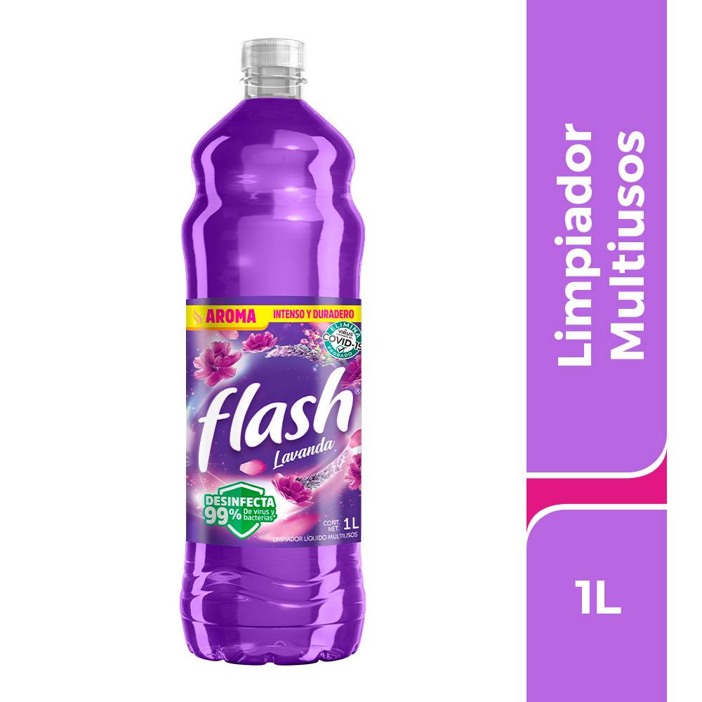 Flash · Limpiador líquido lavanda (1 L)