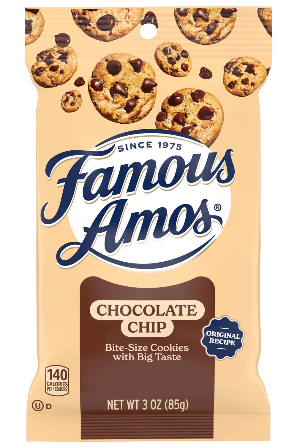Famous Amos Cookies, Chocolate Chip (3 oz)