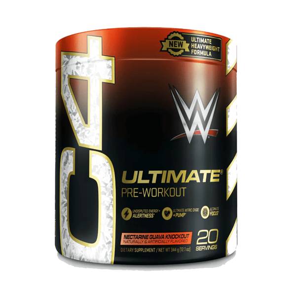 C4 Ultimate WWE Pre-Workout Powder, Nectarine Guava