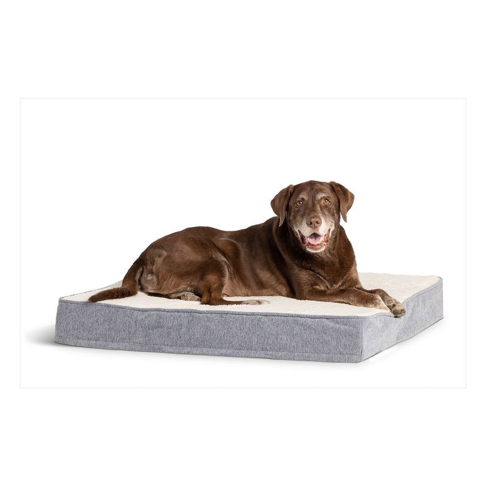 Top Paw Orthopedic Mattress Dog Bed, Assorted