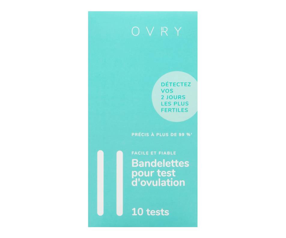 Ovry bandelettes de test d'ovulation (10 unités)