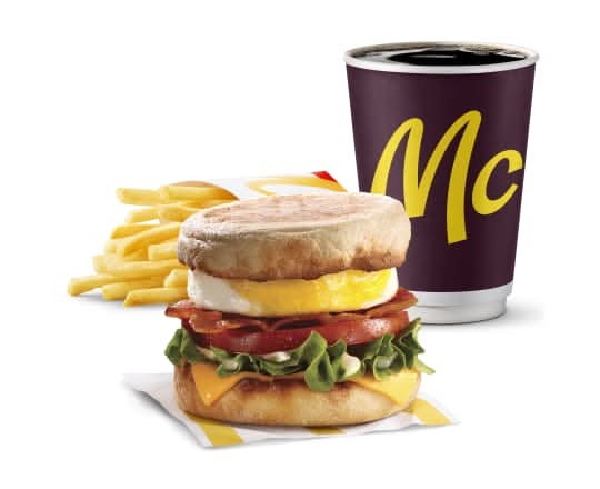 Egg BLT McMuffin Extra Value Meal [710-810 Cals]