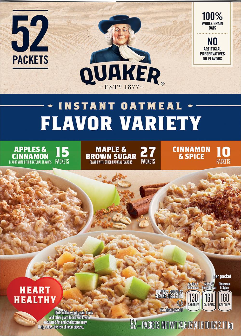 Quaker Instant Oatmeal (assorted)