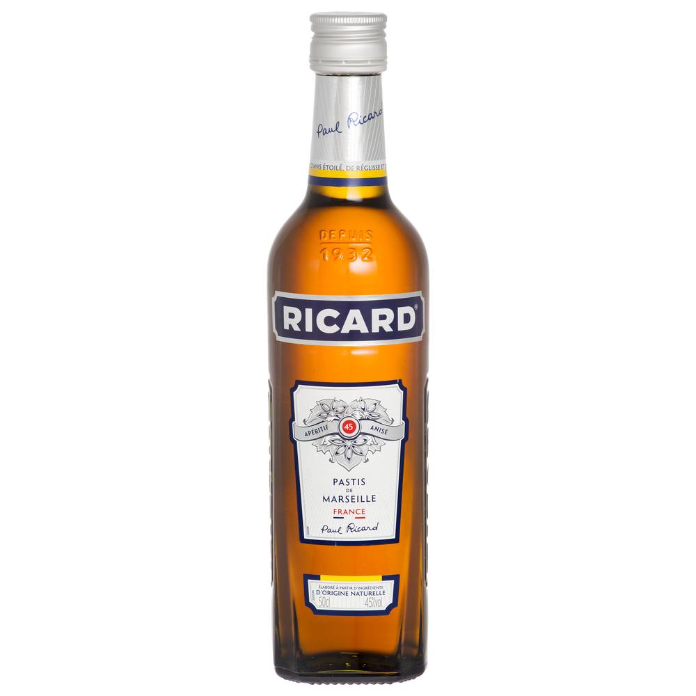 Ricard - Apéritif anisé pastis de marseille (500ml)