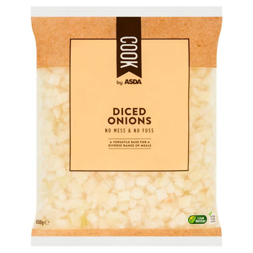 Asda Diced Onions 650g