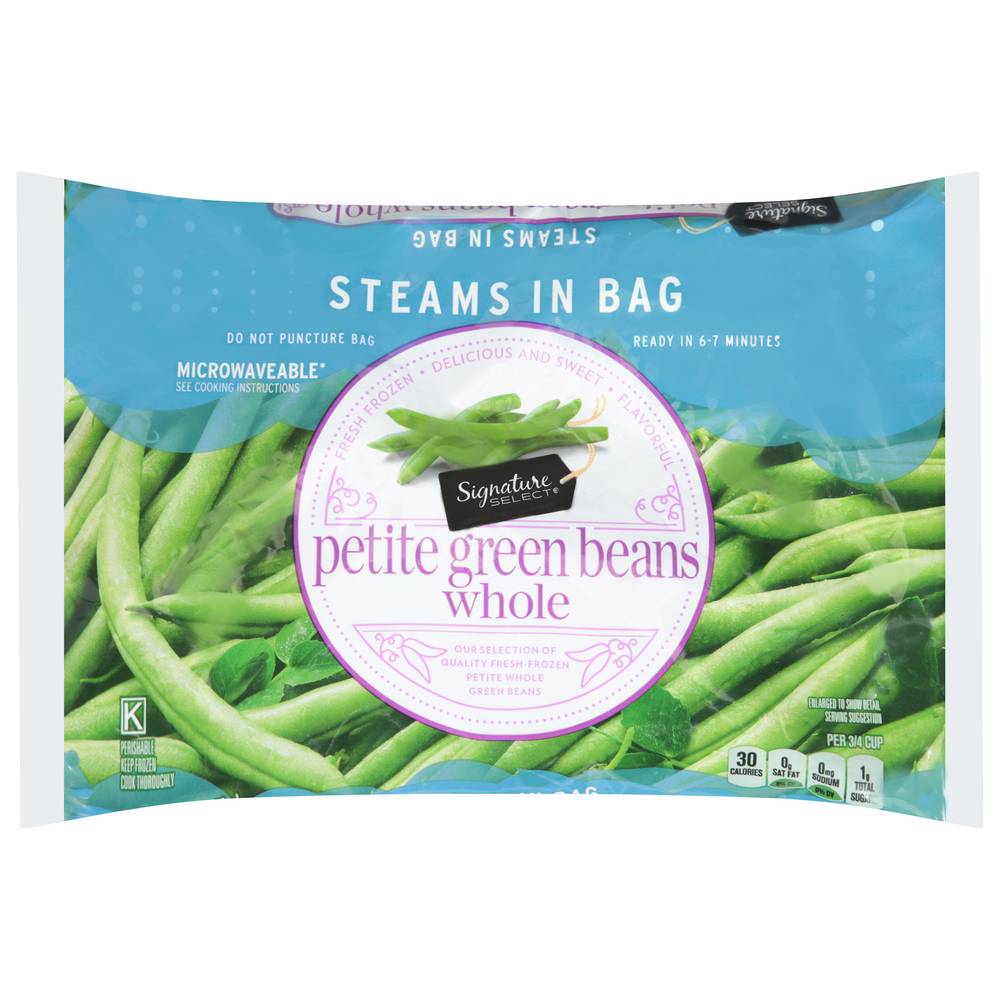 Signature Select Green Beans Steam Bag (12 oz)