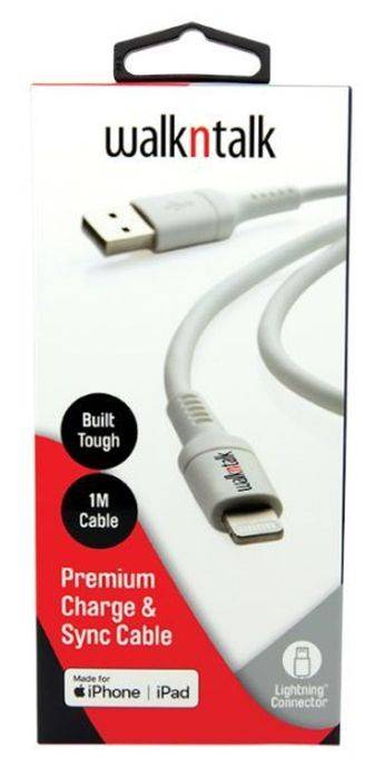 WNT USB-A to Lightning Cable White
