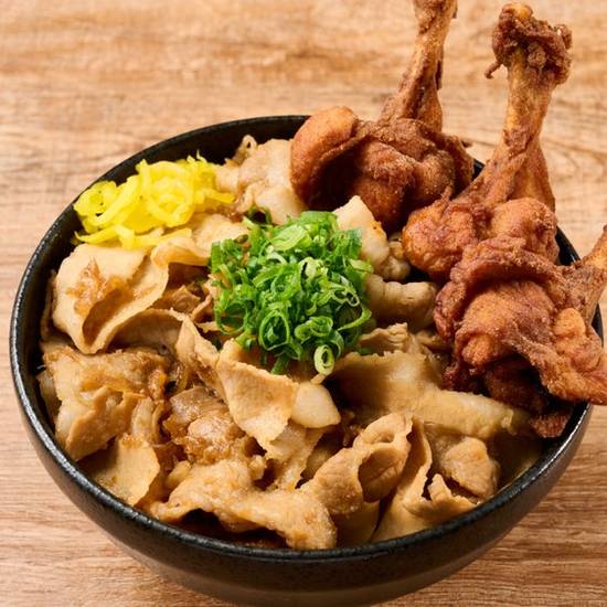 醤油ガッツ・チューリップから揚げ丼（大盛）