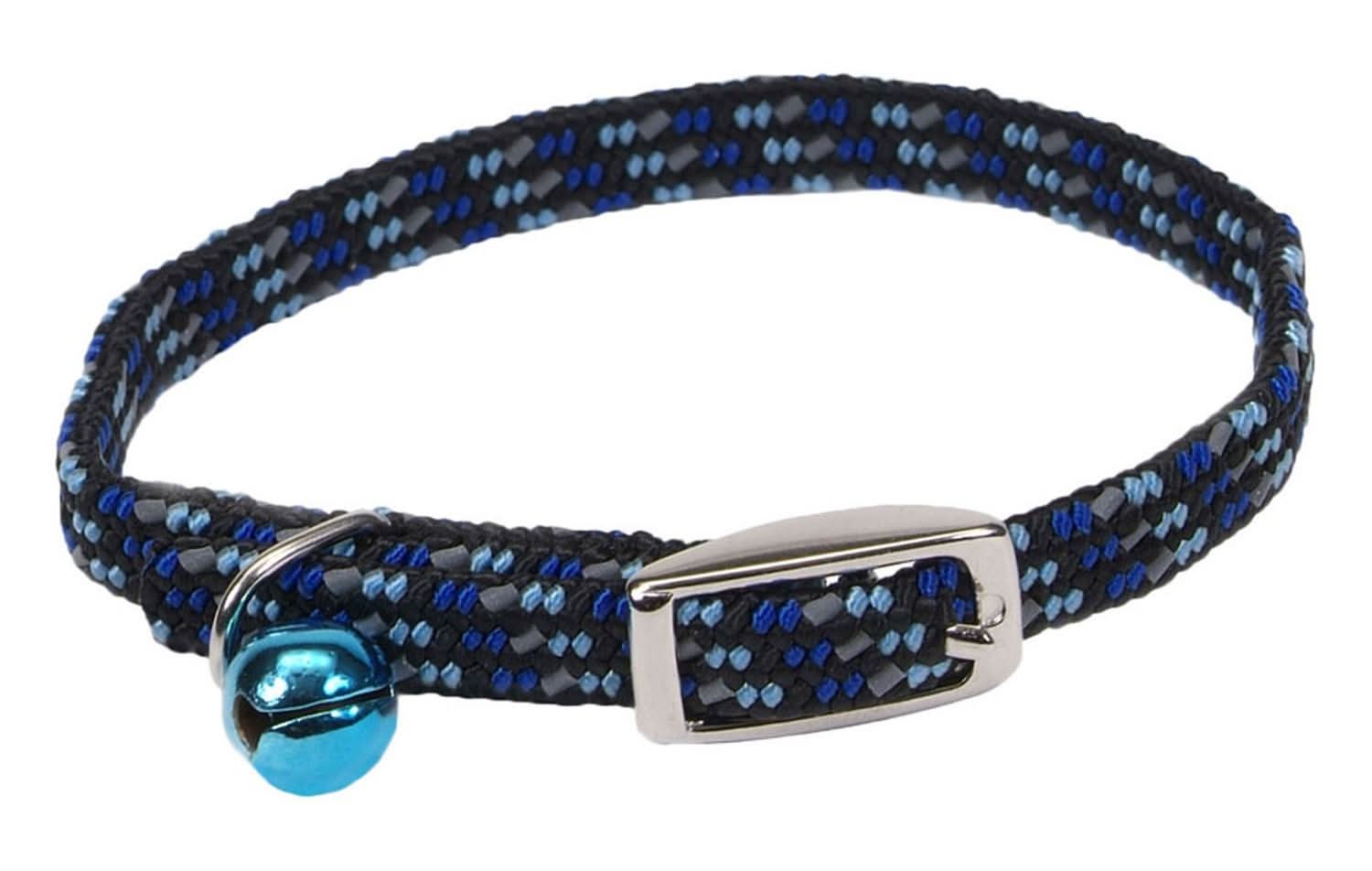 Coastal Li'l Pals Elasticized Safety Blue Kitten Cat Collar, 1 ea