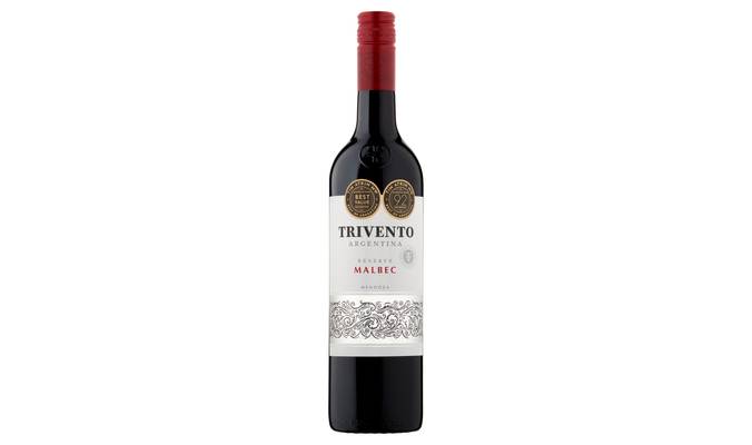 Trivento Reserve Malbec Red Wine Argentina 75cl