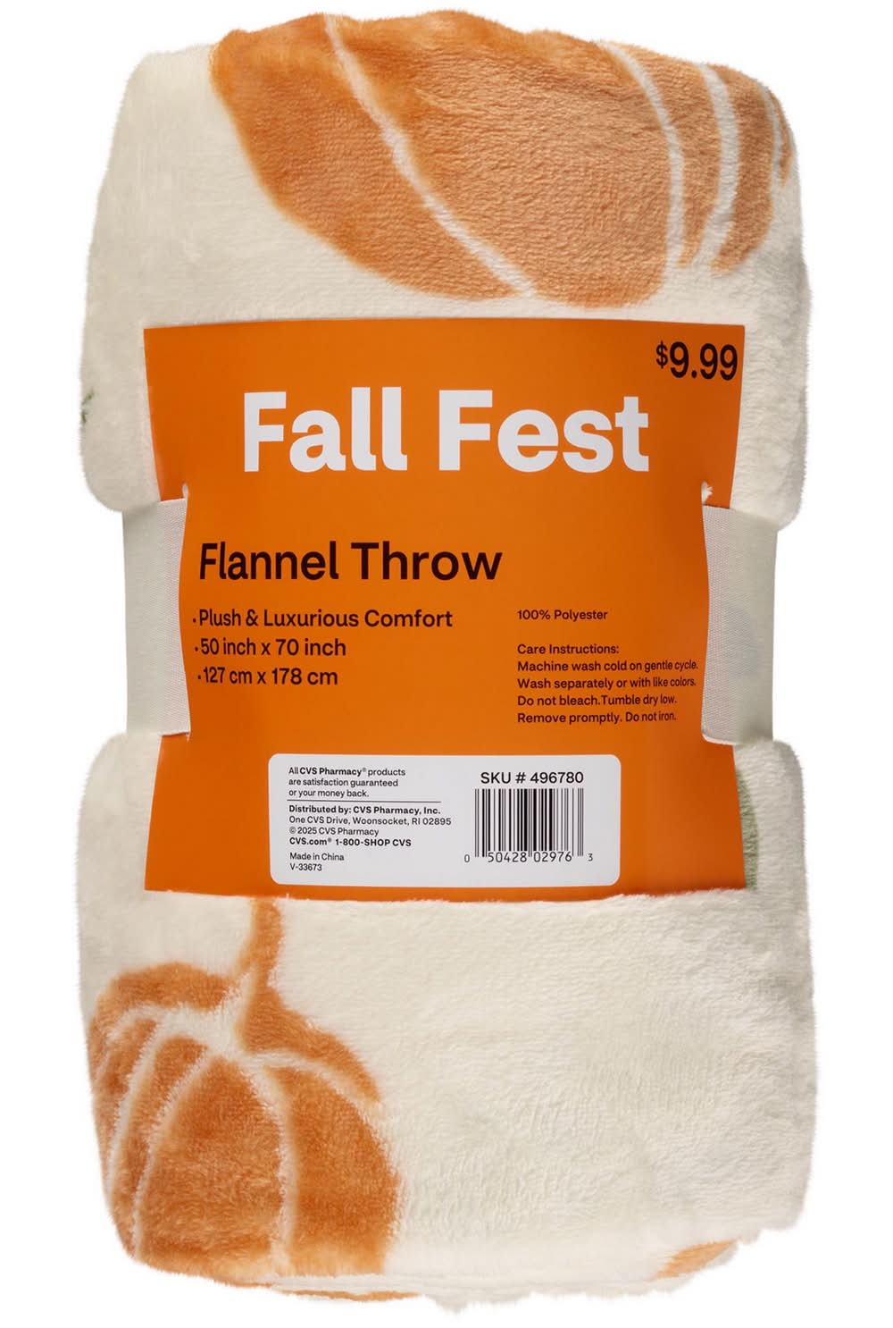 Fall Fest Fall Throw Blanket, 50"X60", Multicolor
