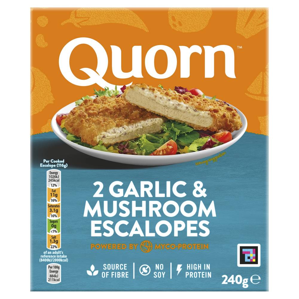 Quorn Garlic & Mushroom Escalope (2 pack)