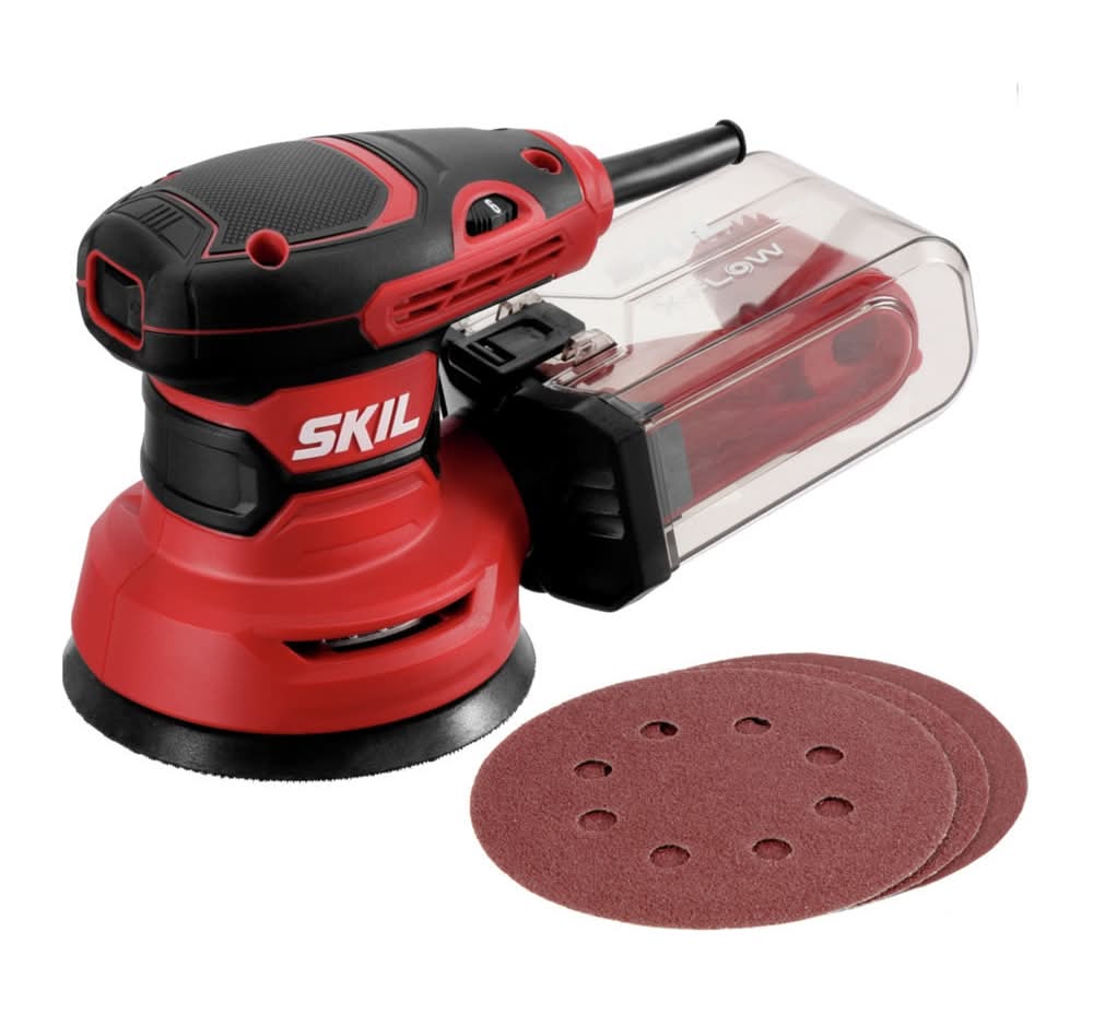 SKIL 120-Volt 2.8 -Amp Variable Speed Random orbital Sander with Dust Management