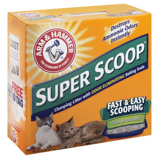 Arm & Hammer Fast & Easy Super Scoop Cat Clumping Litter