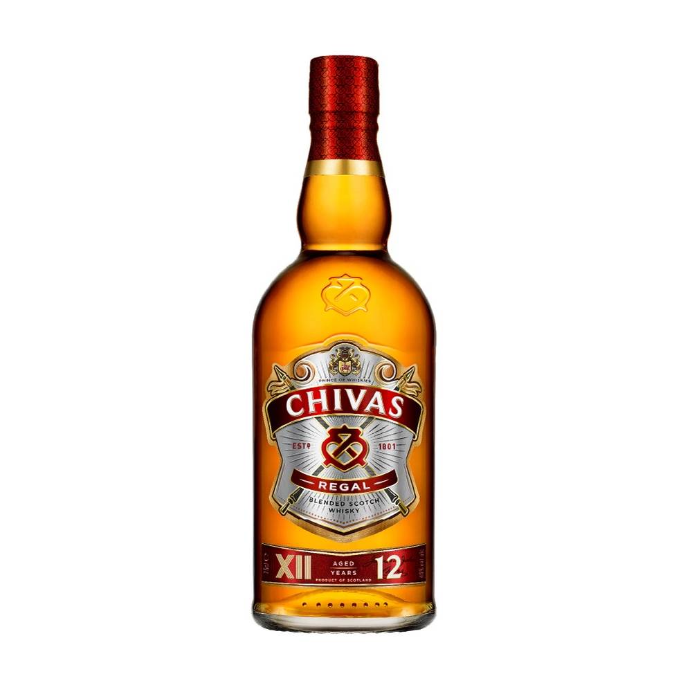 Chivas regal whisky 12 años (750 ml)