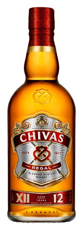 Chivas Regal · Whisky escocés 12 años (750 ml)
