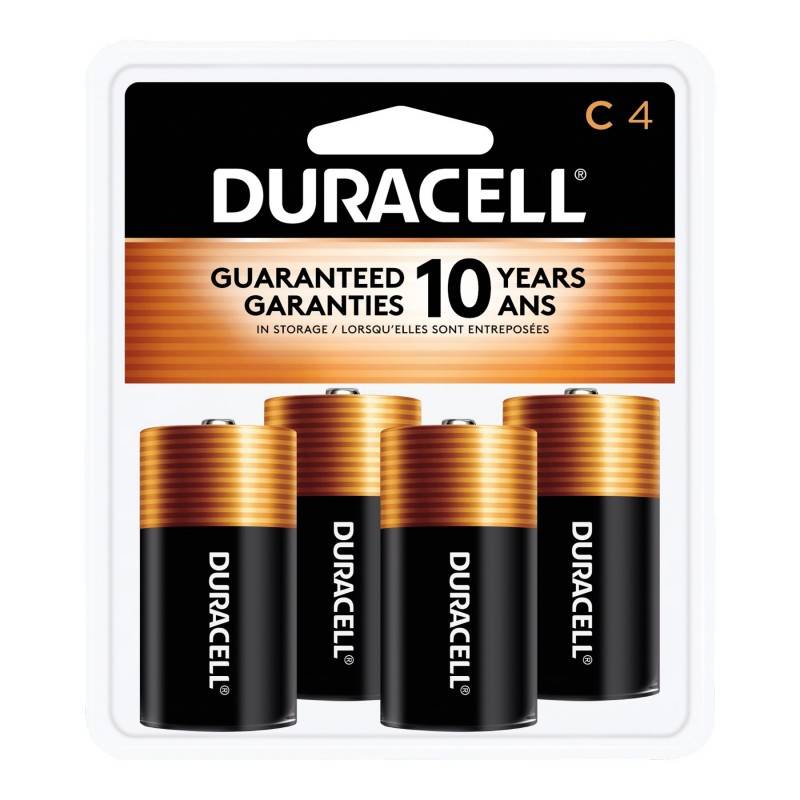 Duracell Coppertop C Alkaline Batteries (4 ct)