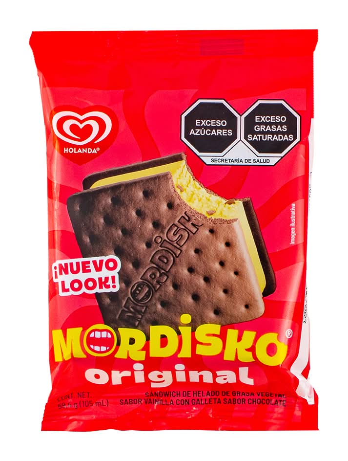 Holanda · Sandwich de helado mordisko original (105 ml)