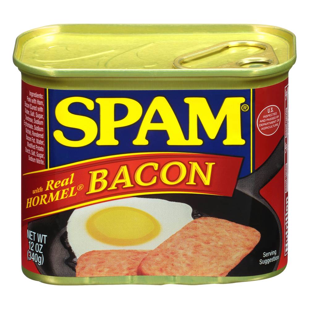 Spam Real Hormel Bacon (12 oz)