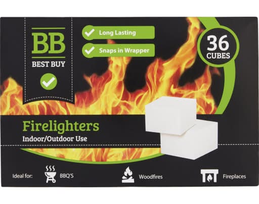 Best Buy Firelighters Cubes (36 pack)