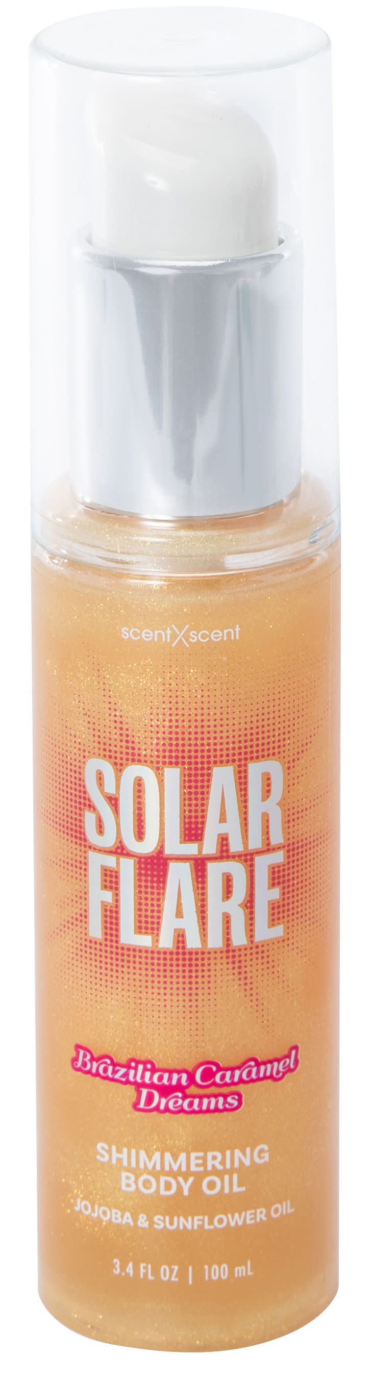 Solar Flare Shimmering Body Oil 3.4oz Caramel Dreams
