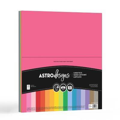 Astrodesigns Sheet Creative Collection Specialty Cardstock Starter Kit, Assorted (65 lbs)