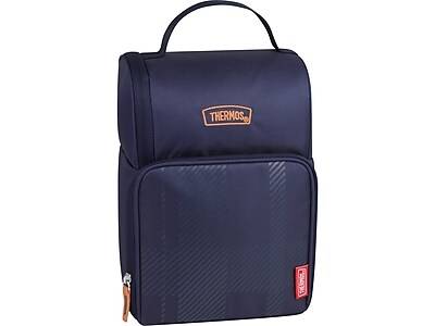 Thermos Dual-Compartment Lunch Kit, Charcoal/Blue